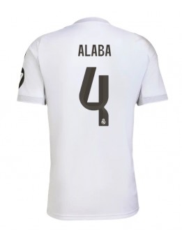 Billige Real Madrid David Alaba #4 Hjemmedrakt 2025-26 Kortermet